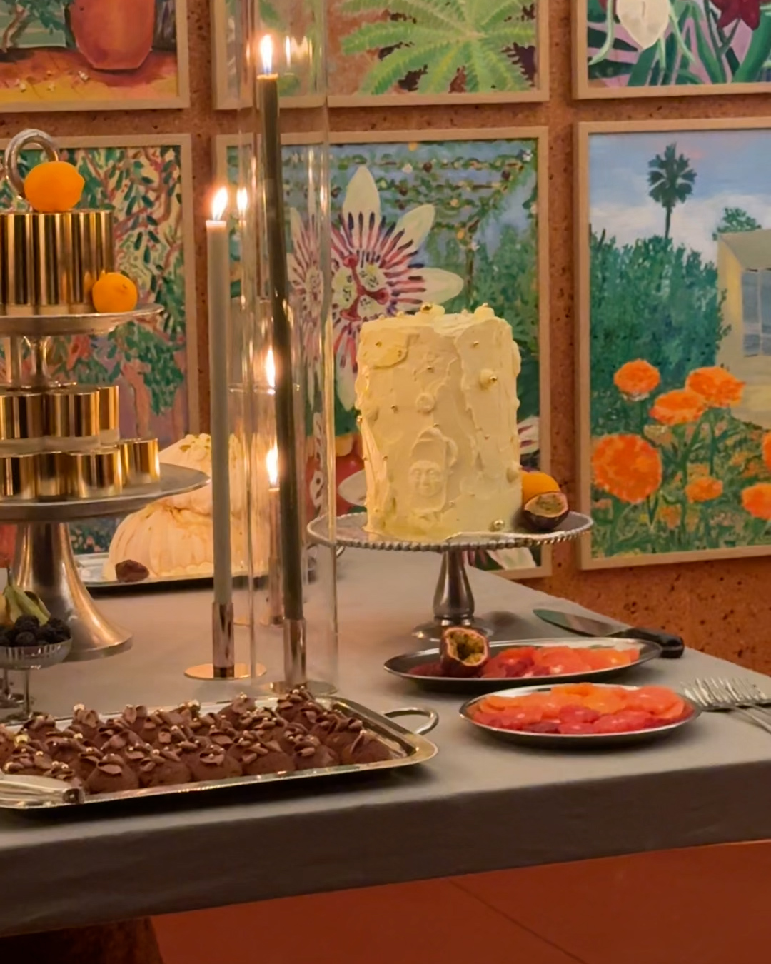 dessert table spread